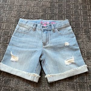 Girls midi Jean shorts